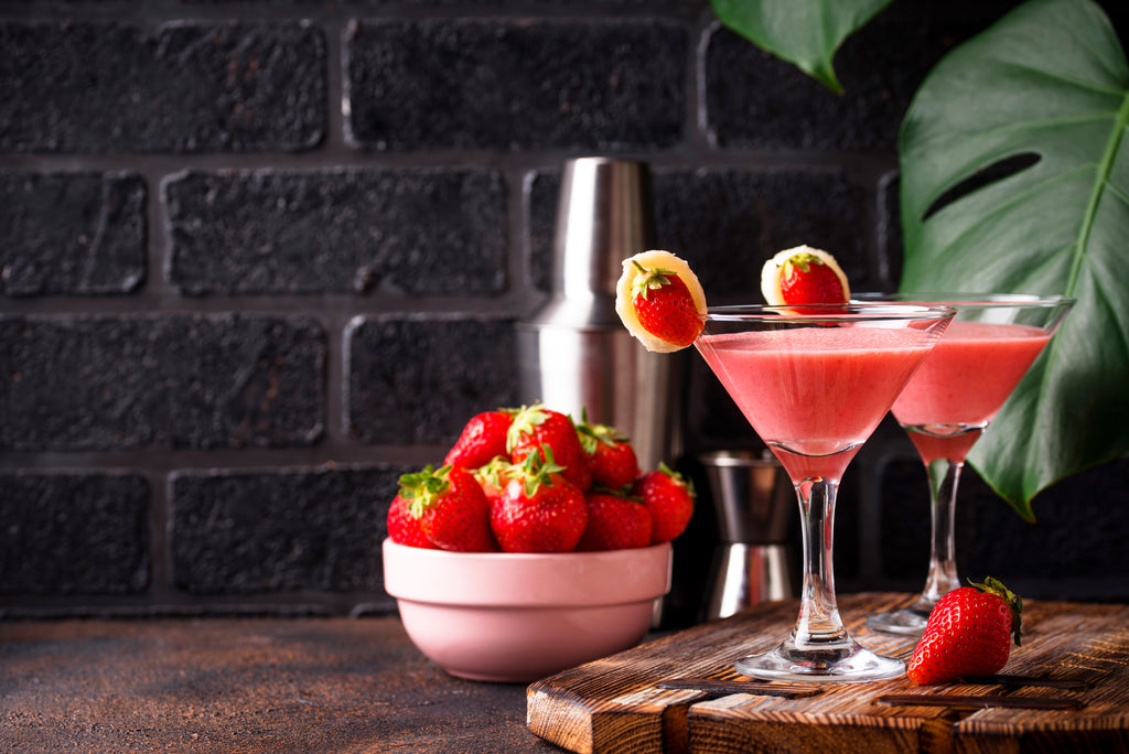 Strawberry balsamic Martini