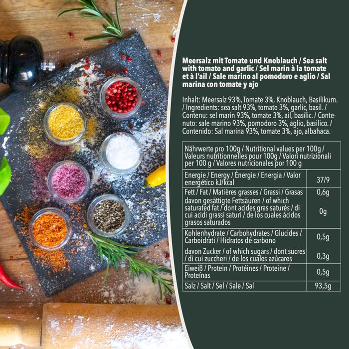 Salz und Pfeffer Gewürze Geschenk Set  mit Meersalz aus Mallorca (Geschenkset Variation 1)