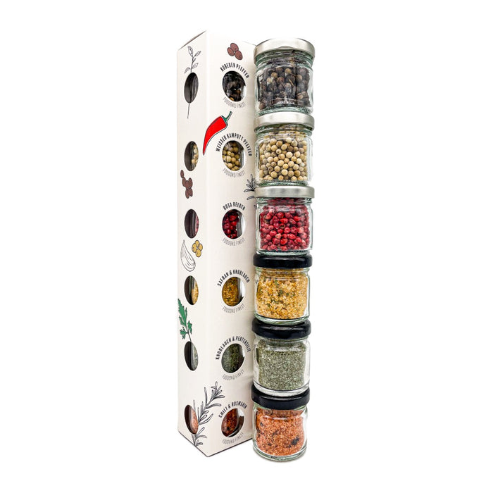 Salz und Pfeffer Gewürze Geschenk Set von FOODOKO FINEST